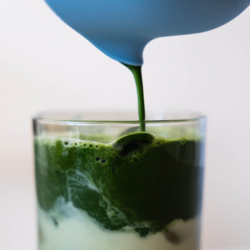 Fellow Matcha sett Hazy Blue