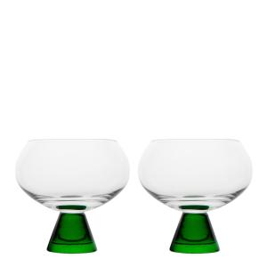 ByOn Indy glass 24 cl 2 stk grønn