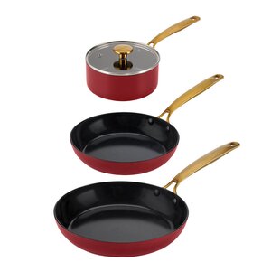 Combekk Element gryte- og pannesett 4 deler bordeaux