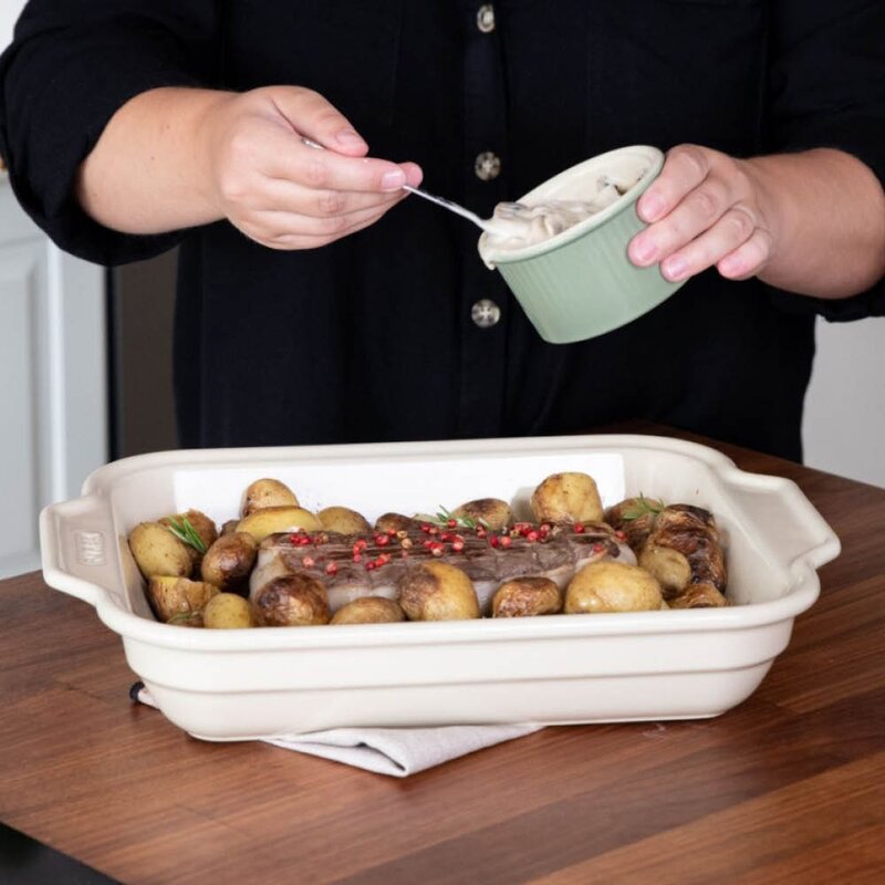 Pyrex Creation ildfast form 28x37 cm beige