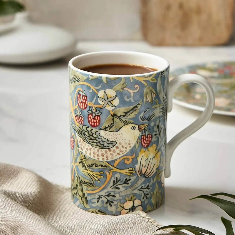 Spode Morris & Co krus 34 cl Strawberry Thief