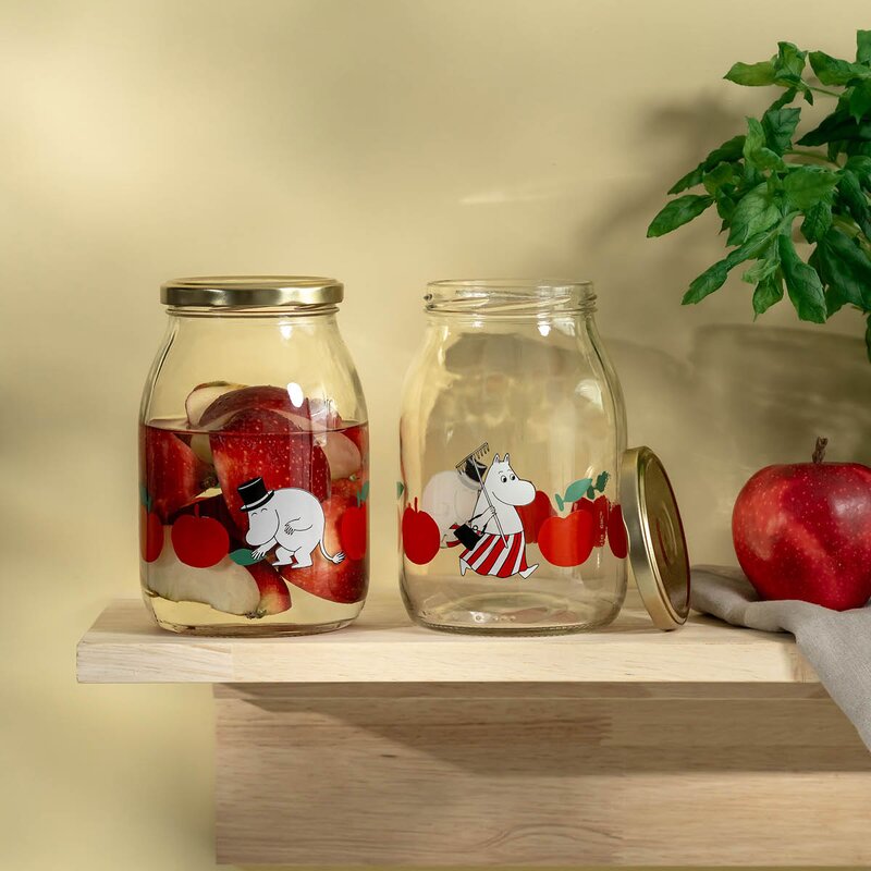 Muurla Mummi glasskrukke 1L Glade Epler