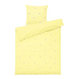 Juna Daisy sengetøy junior 100x140 cm gul