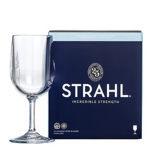 Strahl Vinglass 24,5 cl 4 stk polykarbonat