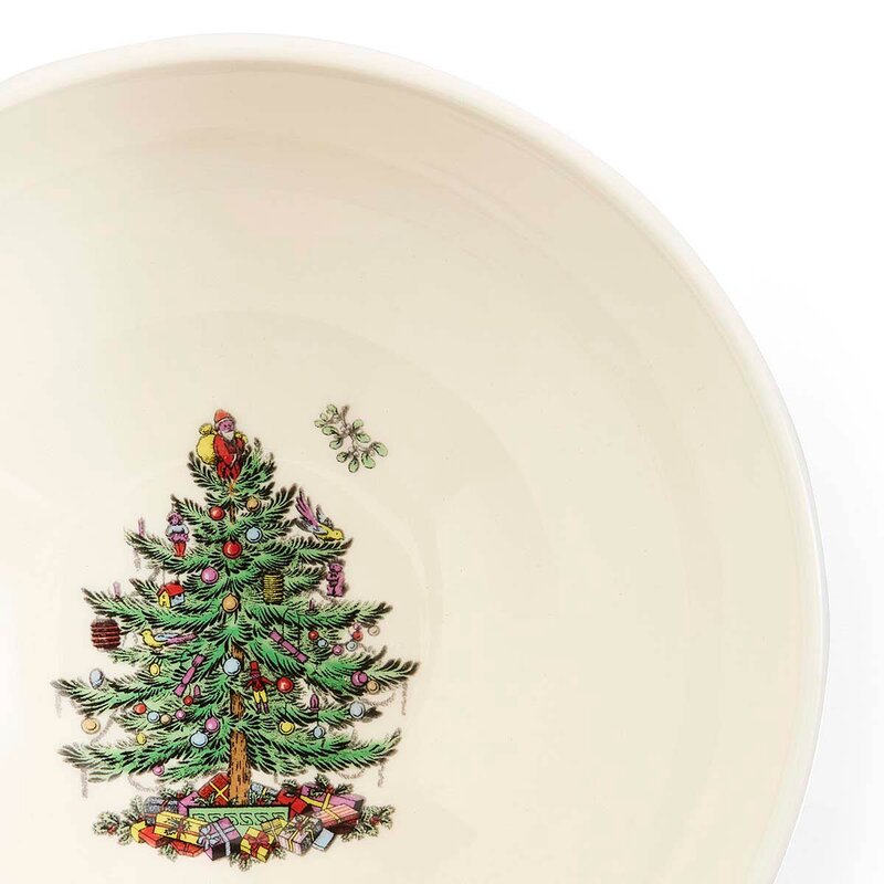Spode Christmas Tree Yuletide kantløs skål 16,5 cm