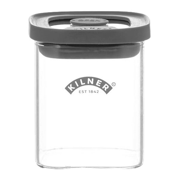 Kilner Fresh krydderkrukke 160 ml glass/grå
