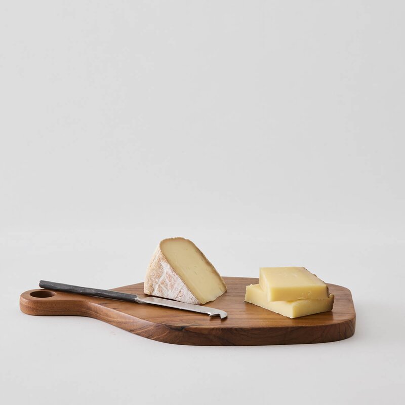 Tell Me More Teak skjærebrett / osteplate 30x17,5 cm tre