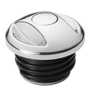 Georg Jensen Bernadotte lokk m/trykknapp blank