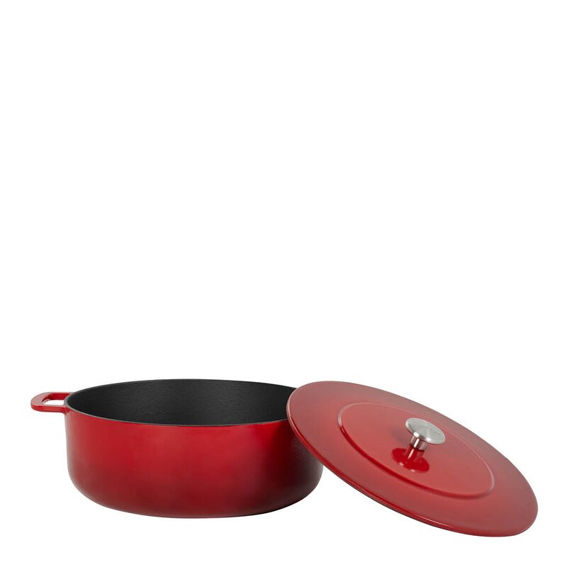 Combekk Støpejernsgryte 28 cm 5,3L cherry