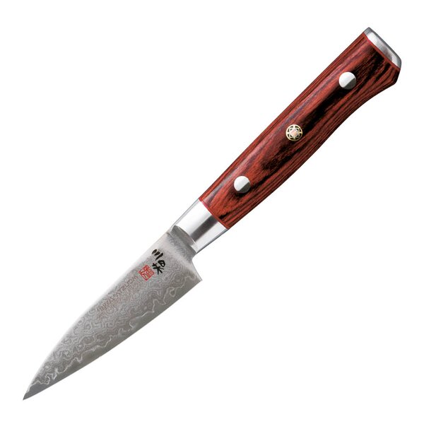 Zanmai Flame Classic Damaskus PRO Petty kniv 9 cm pakkawood