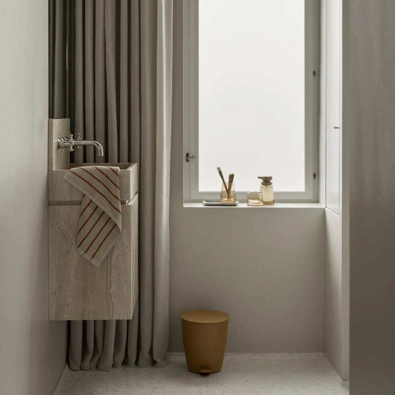 Blomus Arto gjestehåndkle 50x30 cm 2 stk beige/orange