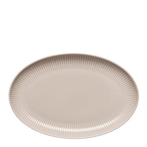 Eva Trio Legio Nova Palette oval coupe tallerken 24,5 cm beige