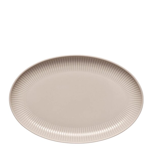 Eva Trio - Legio Nova Palette oval coupe tallerken 24,5 cm beige