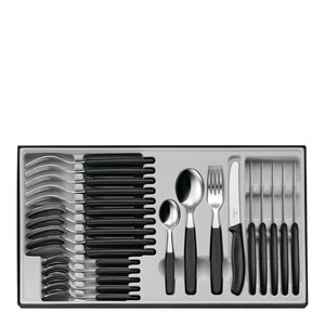 Victorinox Swiss Classic bestikksett 24 deler svart