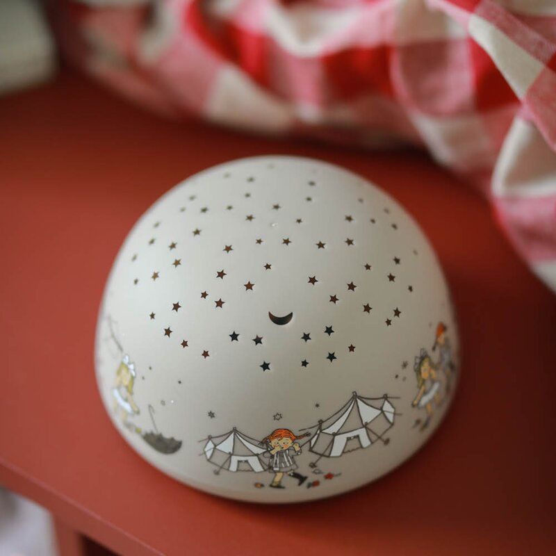 Rätt Start Pippi nattlys med stjernehimmel og musikk