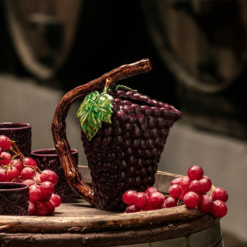 Bordallo Pinheiro Grapes mugge 1,6L lilla