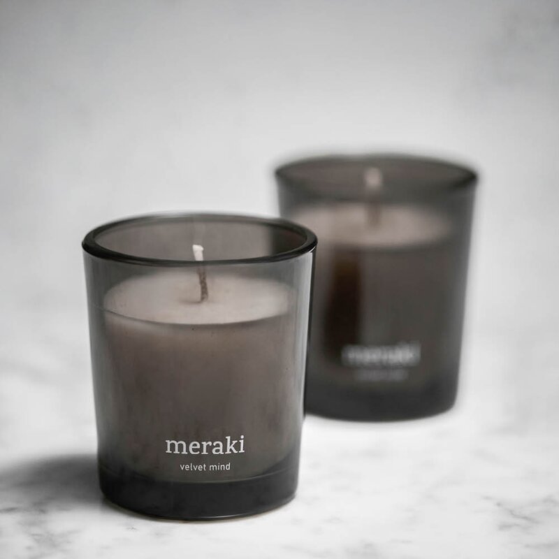 Meraki Velvet Mind duftlys 60 g 2 stk