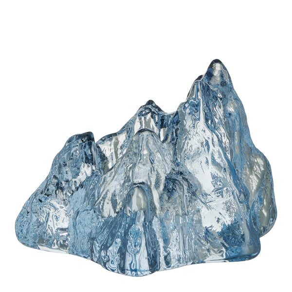 Kosta Boda – The Rock lyslykt 9,1 cm ice blue