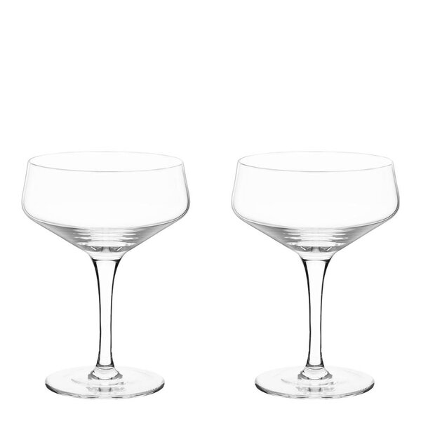 Viski Raye vinklet cocktailglass i krystall 21 cl 2 stk