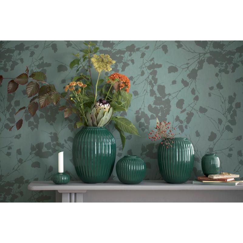 Kähler Hammershøi vase 20 cm grønn