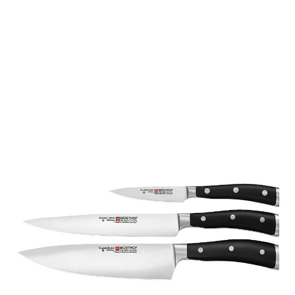 Wüsthof Classic Ikon knivsett 3 stk