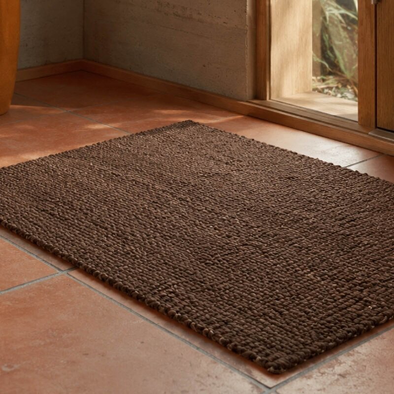 Deco Nord Naset dørmatte 60x90 cm Chocolate brown