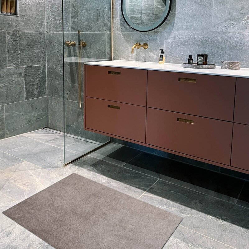 Tica Copenhagen Unicolor gulvmatte 90x60 cm sand/beige