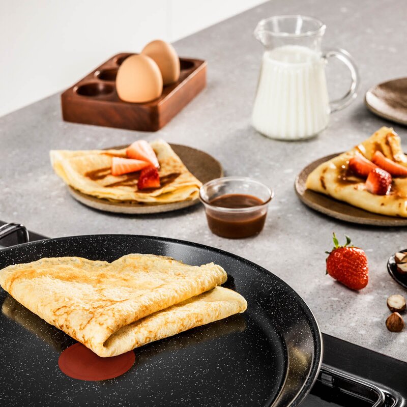 Tefal Exceptional Ceramic pannekakepanne 25 cm svart