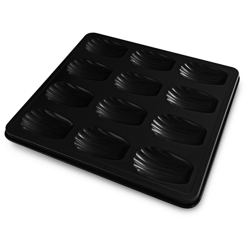 Guardini Sweet Magic madeleineform 26,5x24,5 cm 12 stk svart