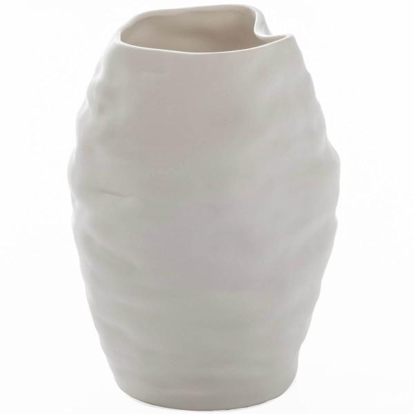Sögne Home Keramikkvase 20x14 cm hvit
