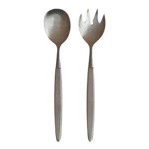 Skaugum Salatbestikk 2 deler børstet stål