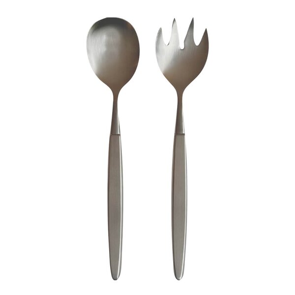 Skaugum Salatbestikk 2 deler børstet stål