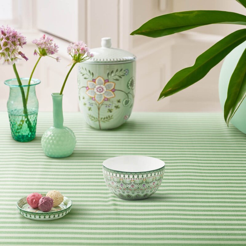 Pip Studio Lily & Lotus Moon Delight skål 12 cm lysegrønn