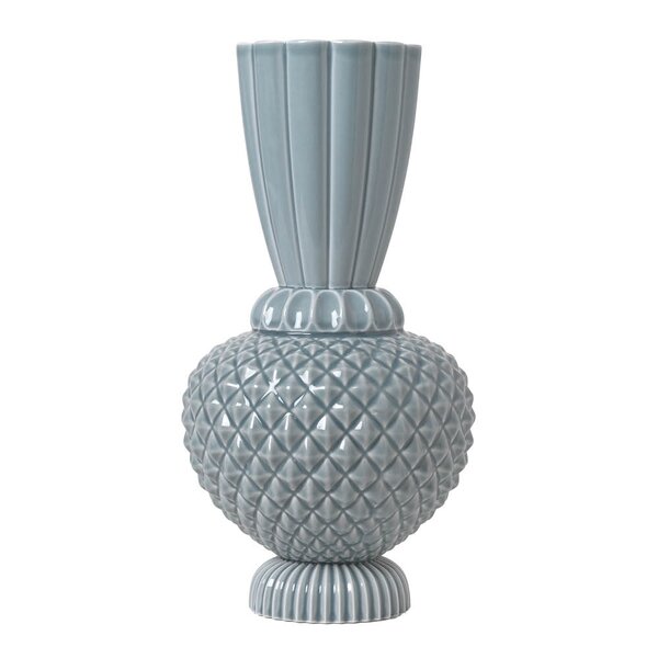 Dottir Samsurium Jumbobell vase 32,5 cm blå/grå
