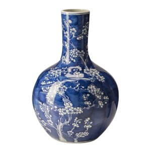 Pols Potten Blossom vase 36 cm blå