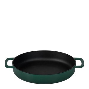 Combekk Støpejernspanne emaljert 28 cm holly green