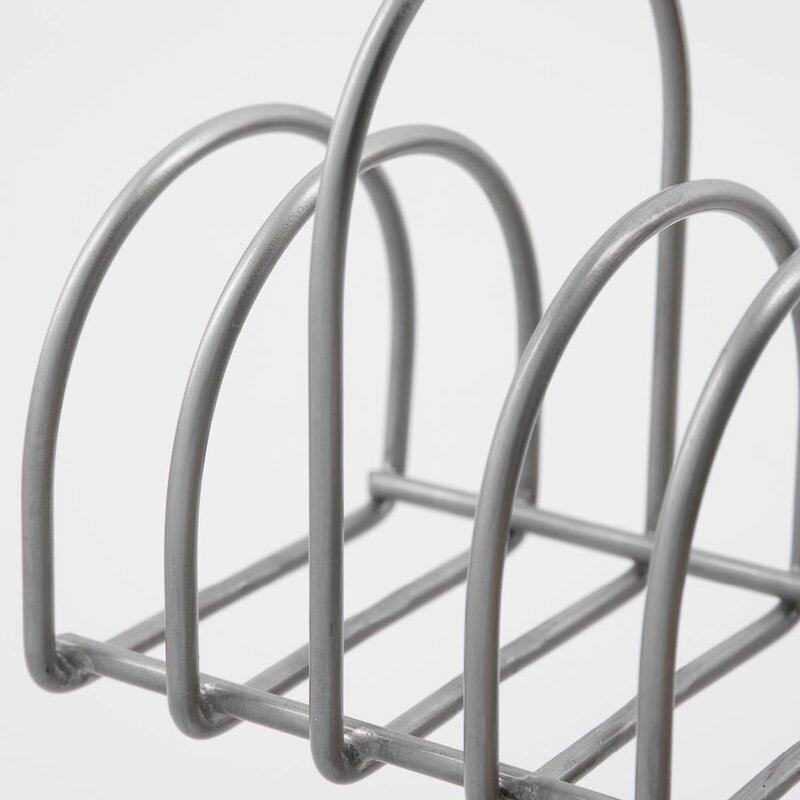 House Doctor Pampi organisator i jern 24x10x12,5 cm børstet sølv