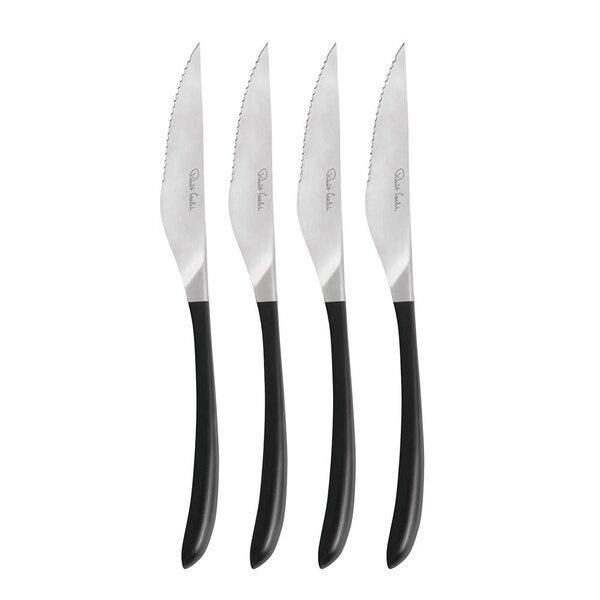 Robert Welch – Contour Noir biffkniv 4 stk