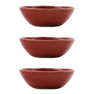 House Doctor Diva skål 4 cl 3 stk brun