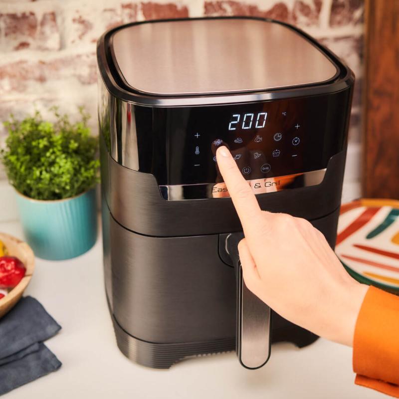 OBH Nordica Easy Fry Precision AG5058S0 airfryer 2-i-1 svart