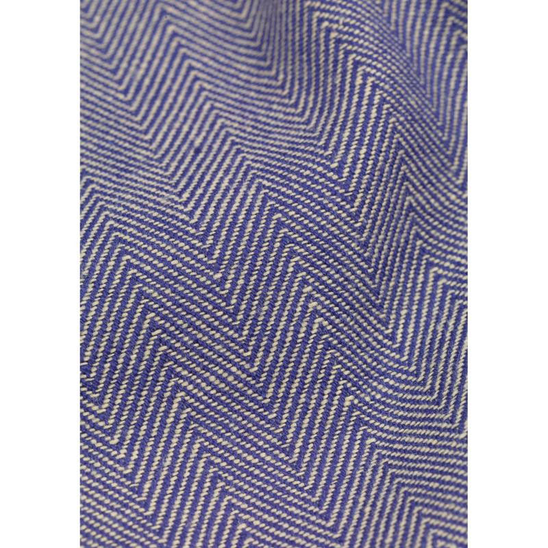 Lyngby Porcelæn Herringbone duk 150x220 cm blå