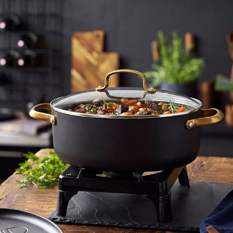 Holm Brasserie stekegryte oval 4,5L keramisk belegg