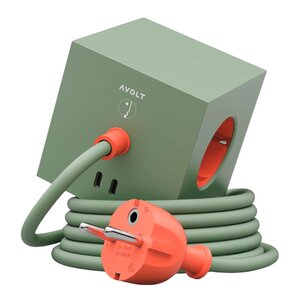 Avolt Square 1 Bauhaus Archiv USB-C kabel 1,8 m Gecko Bloom