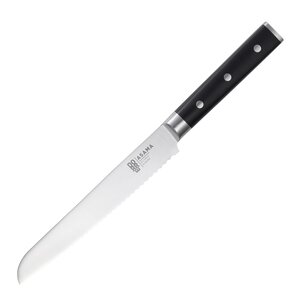 Dorre Asama brødkniv 20 cm svart/sølv