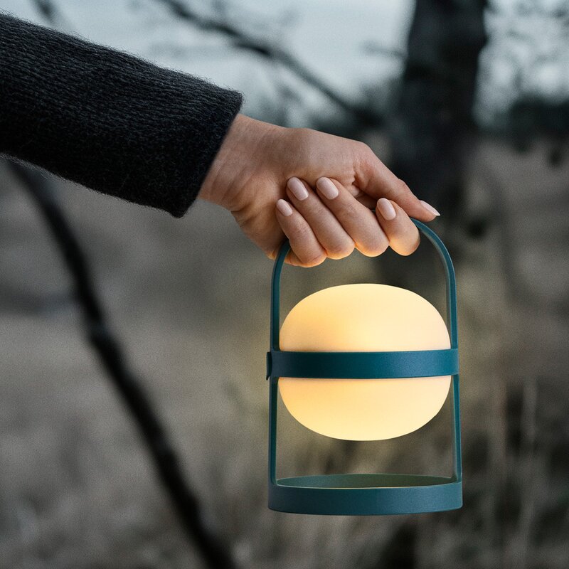 Rosendahl Soft spot solar circular lampe 18,5 cm forest green