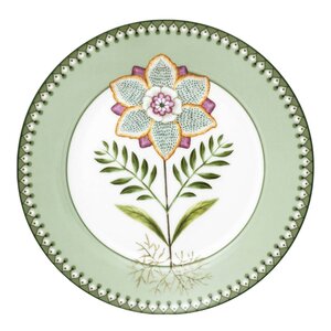 Pip Studio Lily & Lotus tallerken 21 cm lysegrønn