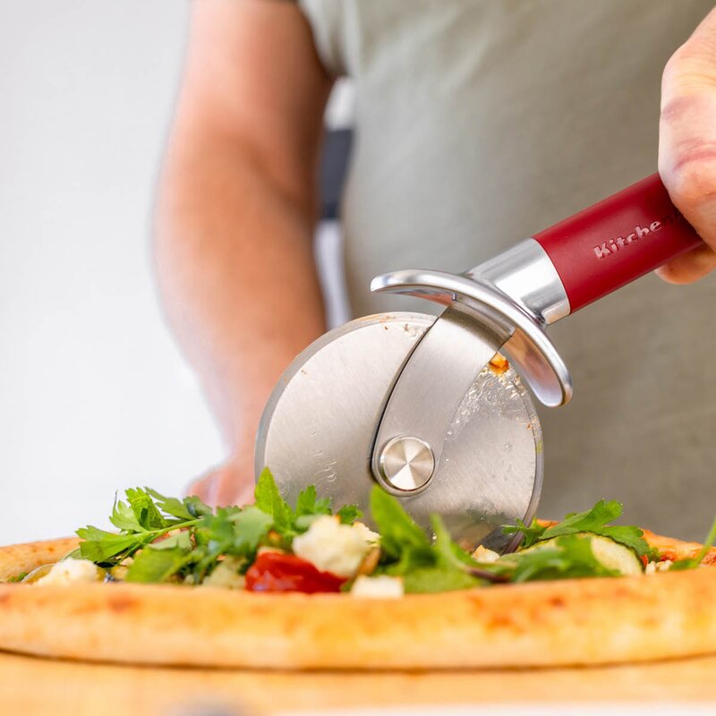 KitchenAid Classic pizzaskjærer 24 cm empire red