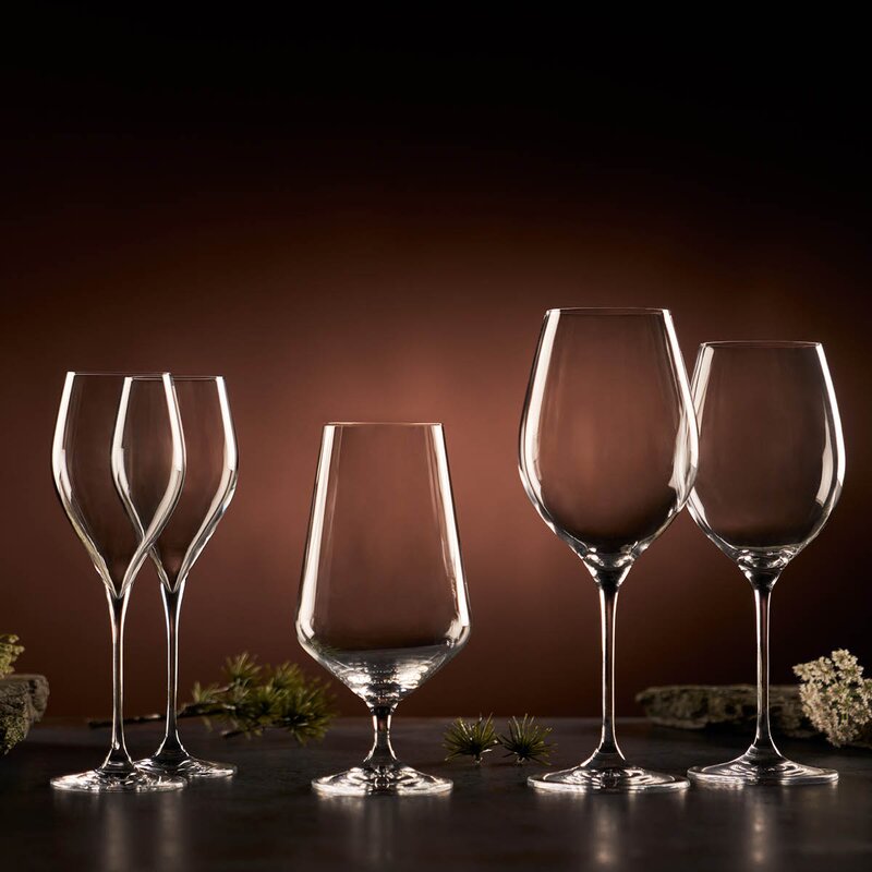 Modern House Sontell rødvinsglass universal 66 cl 6 stk klar