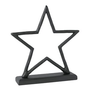 Villeroy & Boch Christmas Chic stjerne 27x26x65 cm svart