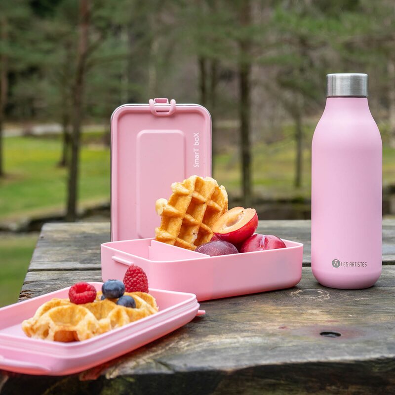 Modern House Smart box lunsjboks 0,9L lys rosa